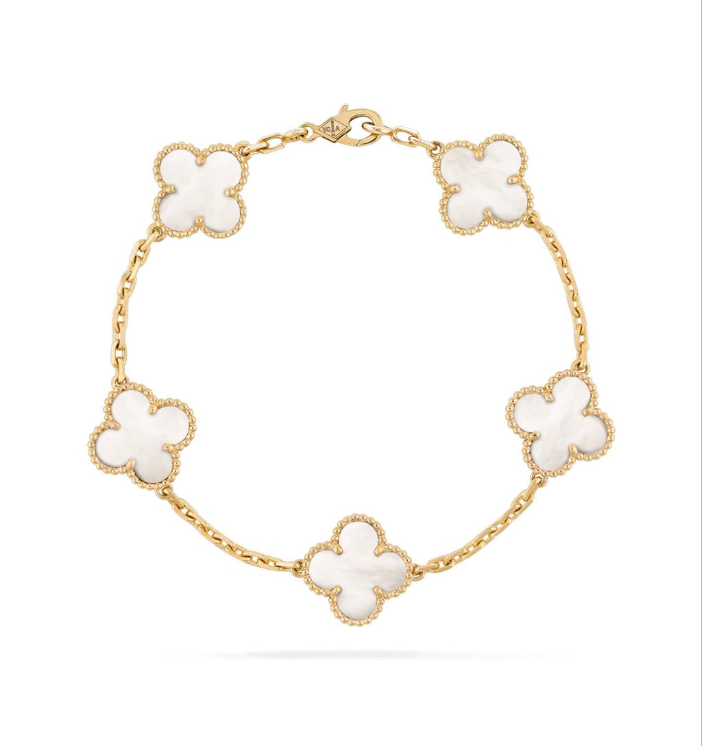 Vintage Alhambra bracelet, 5 motifs