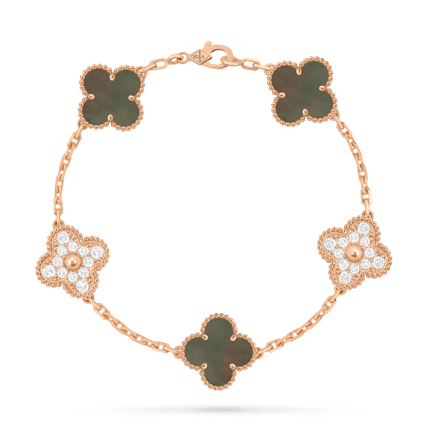 Vintage Alhambra bracelet, 5 motifs