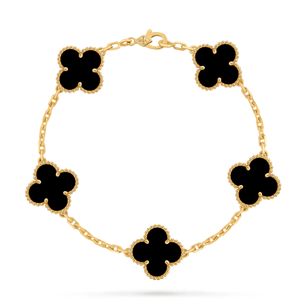 Vintage Alhambra bracelet, 5 motifs